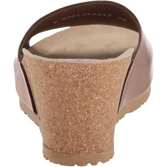 Mephisto Women's Lise Slide Sandal Wedge Heel Pink Metallic EXCELLENT! 36/6 - Picture 12 of 15